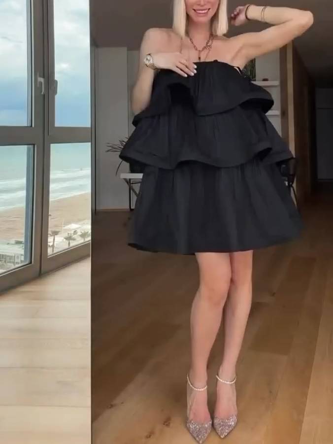 Mini-robe à gâteau multicouche