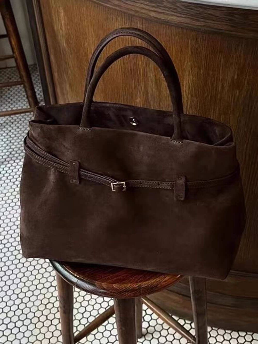 Sac à main rétro polyvalent haut de gamme de grande capacité
