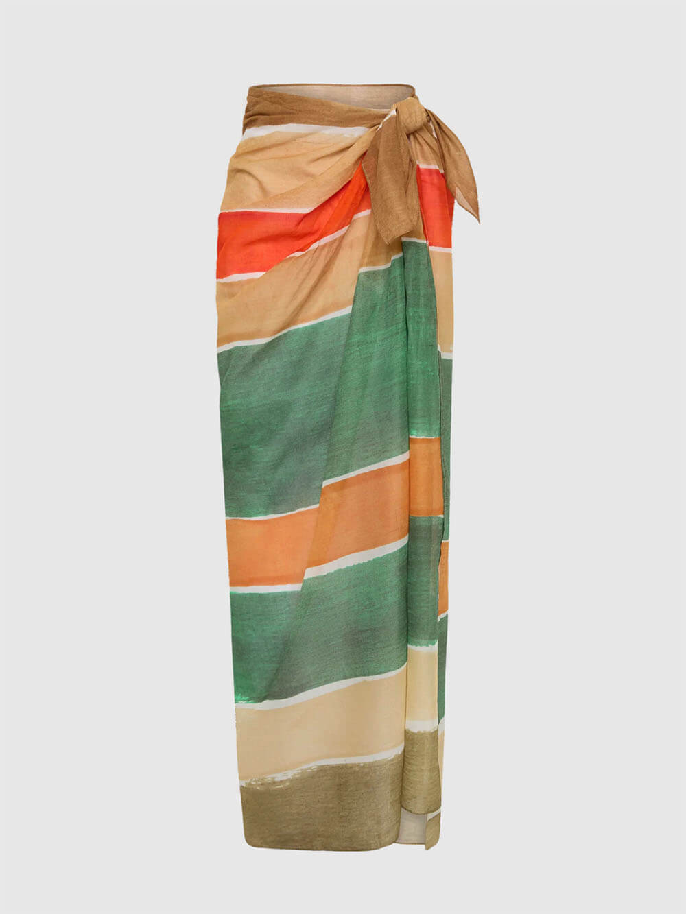 Classic Unique Linen Wide Stripe Print Long Sleeve Button Down Oversized Shirt