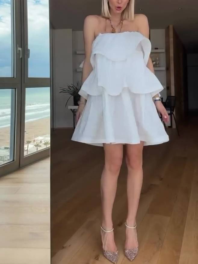 Mini-robe à gâteau multicouche