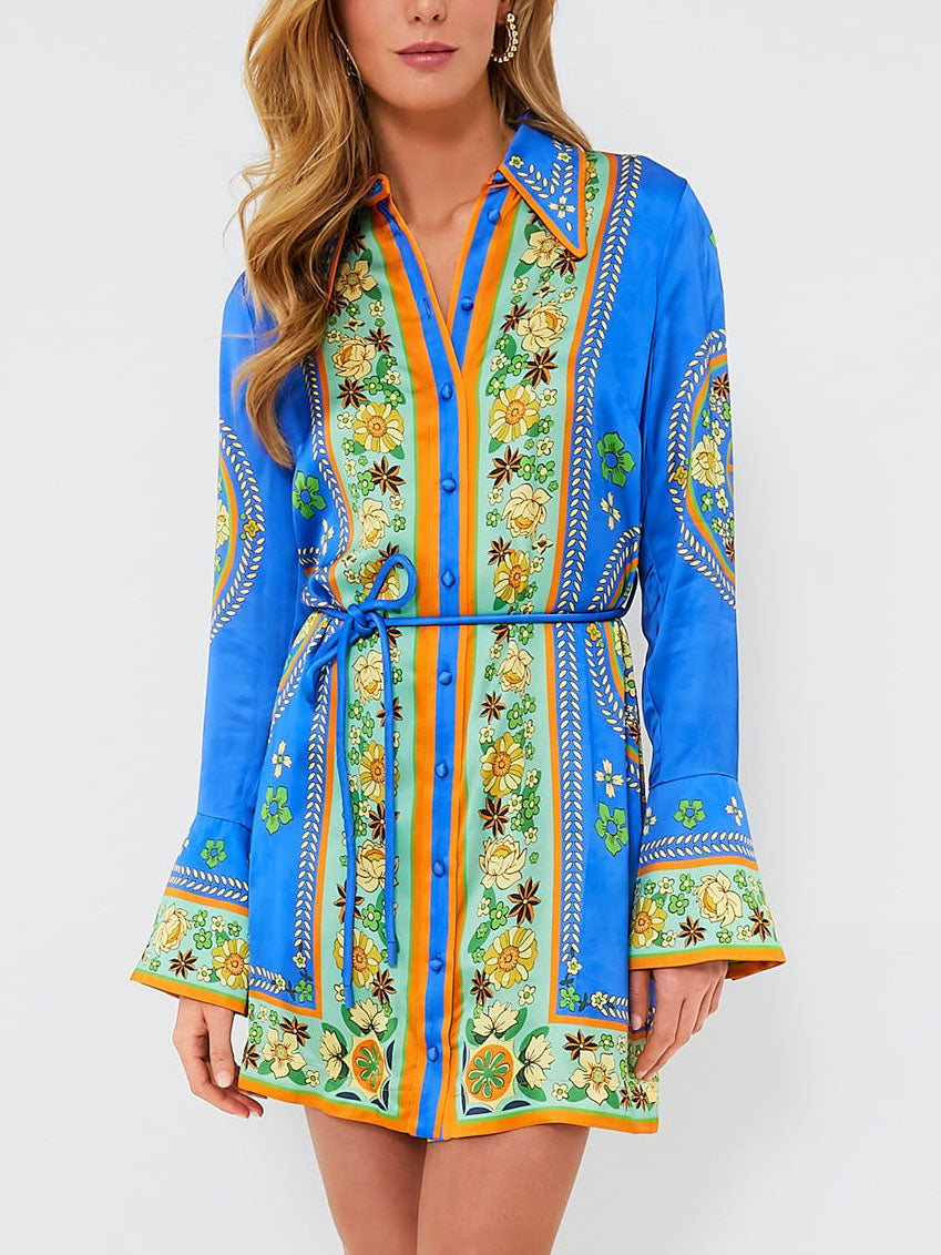 Mini-robe exquise et magnifique en mosaïque