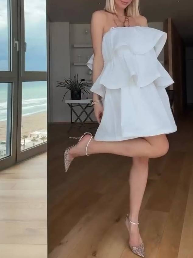 Mini-robe à gâteau multicouche
