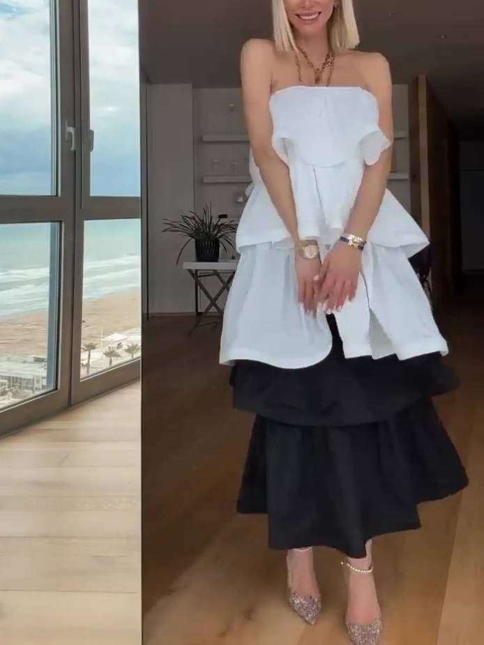 Mini-robe à gâteau multicouche