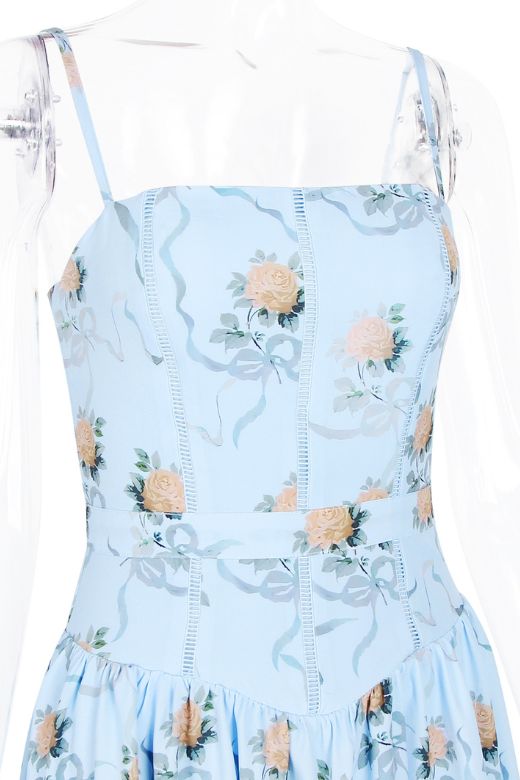 Tasmin Midi Dress - Sky Blue