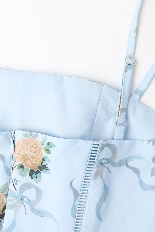 Tasmin Midi Dress - Sky Blue