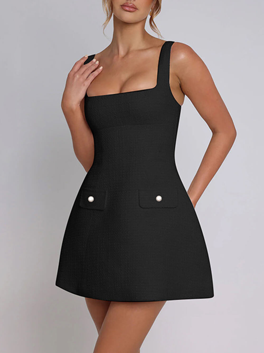 Robe mini bustier élégante pour soirée