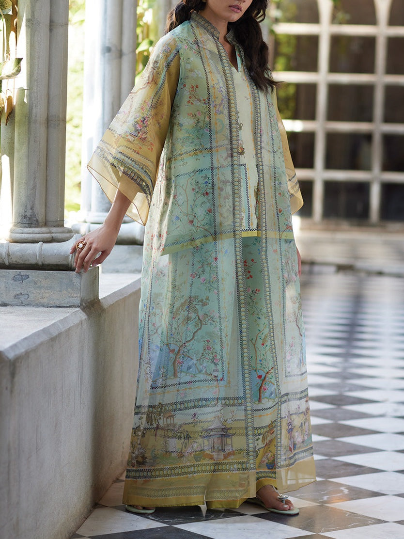 Digital Printed Trumpet Sleeves Print Set
