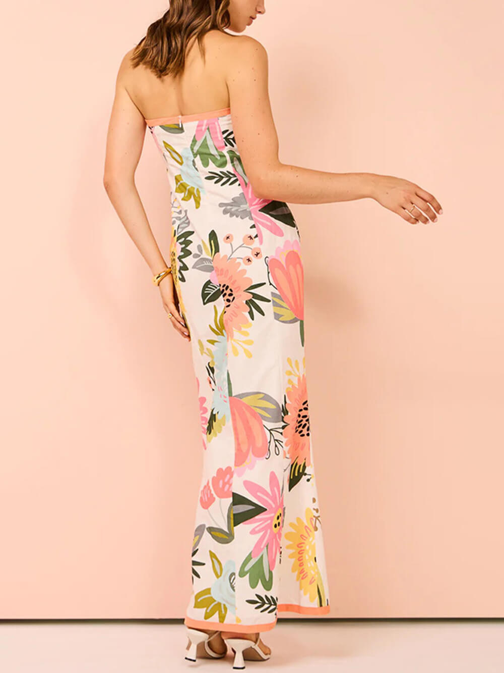 Robes d'été sexy à imprimé portefeuille fendu