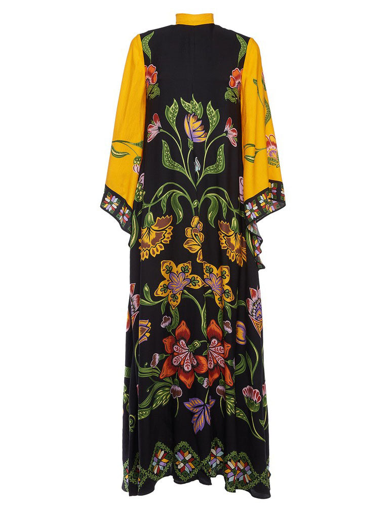 Robe longue fluide à imprimé floral Sunshine exquis
