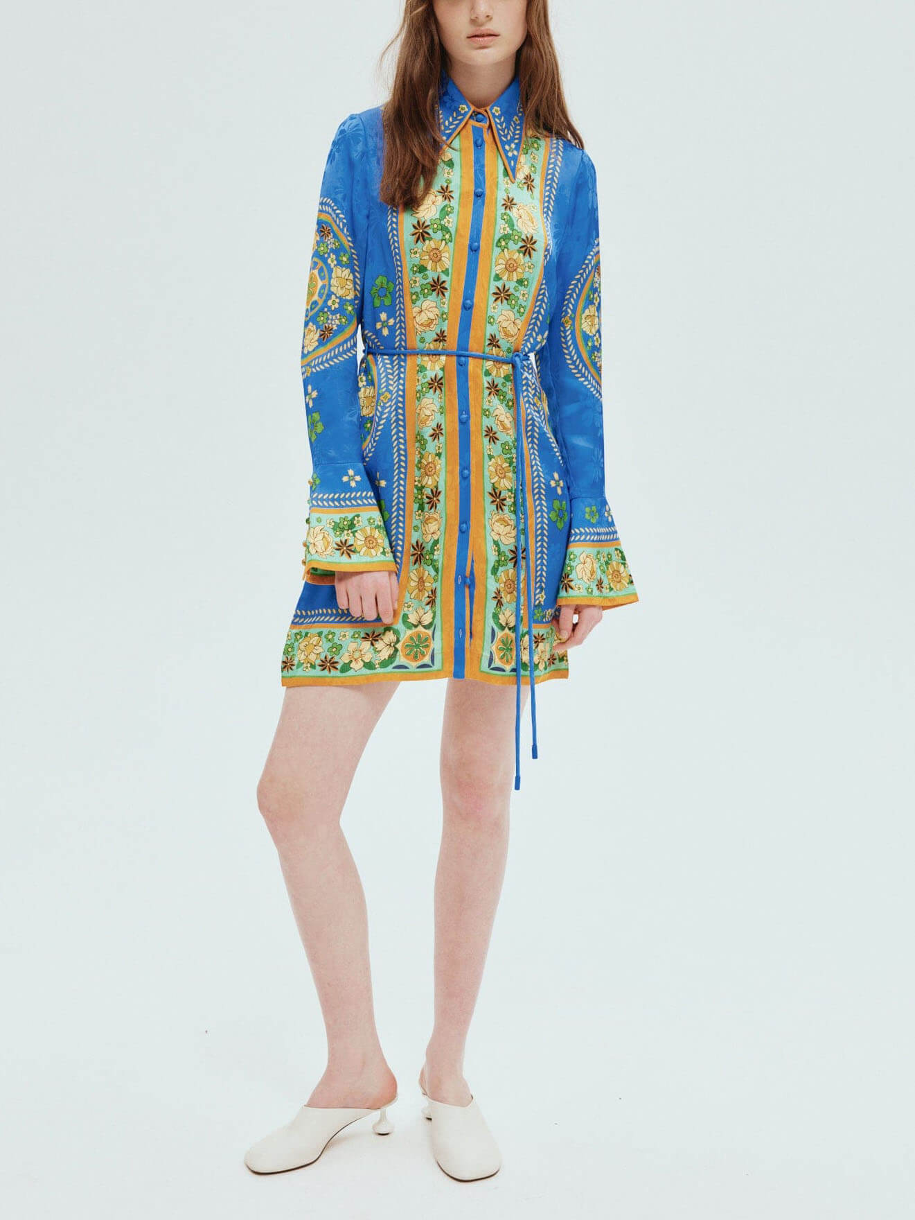 Mini-robe exquise et magnifique en mosaïque