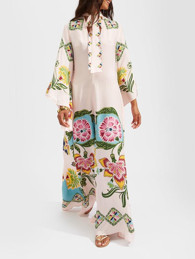 Robe longue fluide à imprimé floral Sunshine exquis