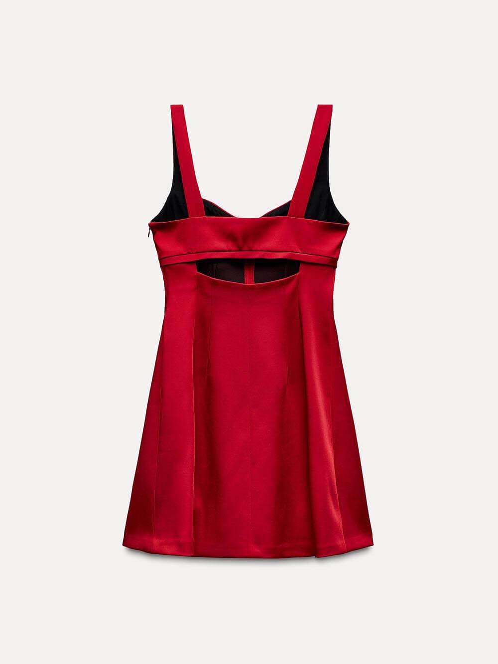 Robe courte moulante sexy à bretelles et dos nu